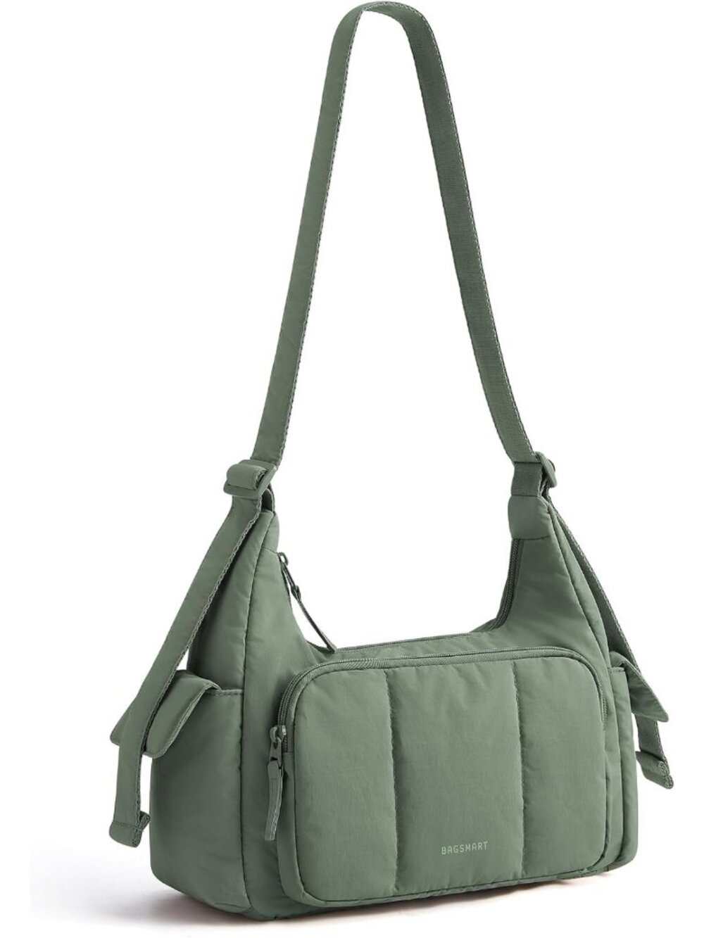 Stylish Small Puffer Crossbody Hobo Bag for Women - Everyday Casual Purse